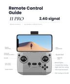 【Pro Version】Professional Drone with 4K UHD Dual Camera, 4-Direction Obstacle Avoidance, 3 Batteries, Long Flight Time, Smart Follow, One-Key Return GPS Drone for Adults