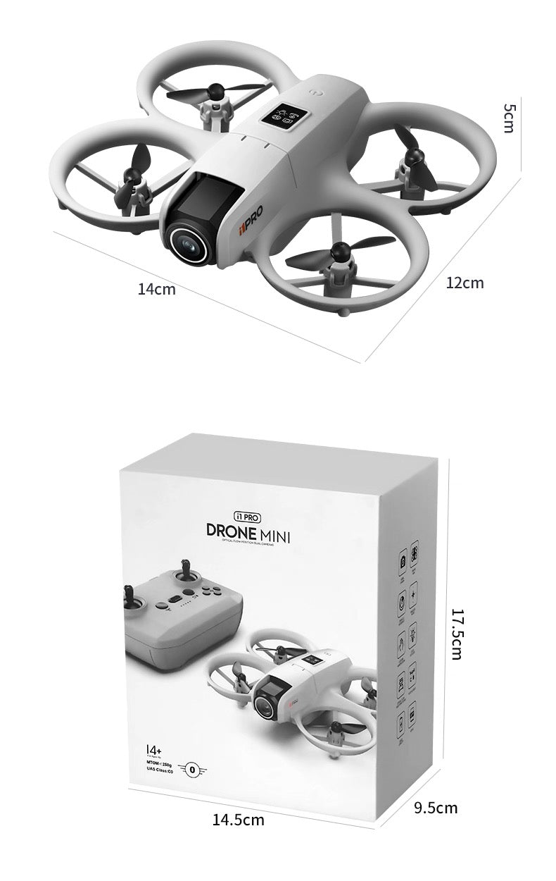 【Pro Version】Professional Drone with 4K UHD Dual Camera, 4-Direction Obstacle Avoidance, 3 Batteries, Long Flight Time, Smart Follow, One-Key Return GPS Drone for Adults
